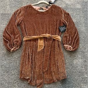 Brand New Women’s Retrofete Grace Sequin Dress XS in Bronze